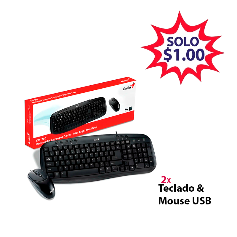 Combo Teclado + Mouse