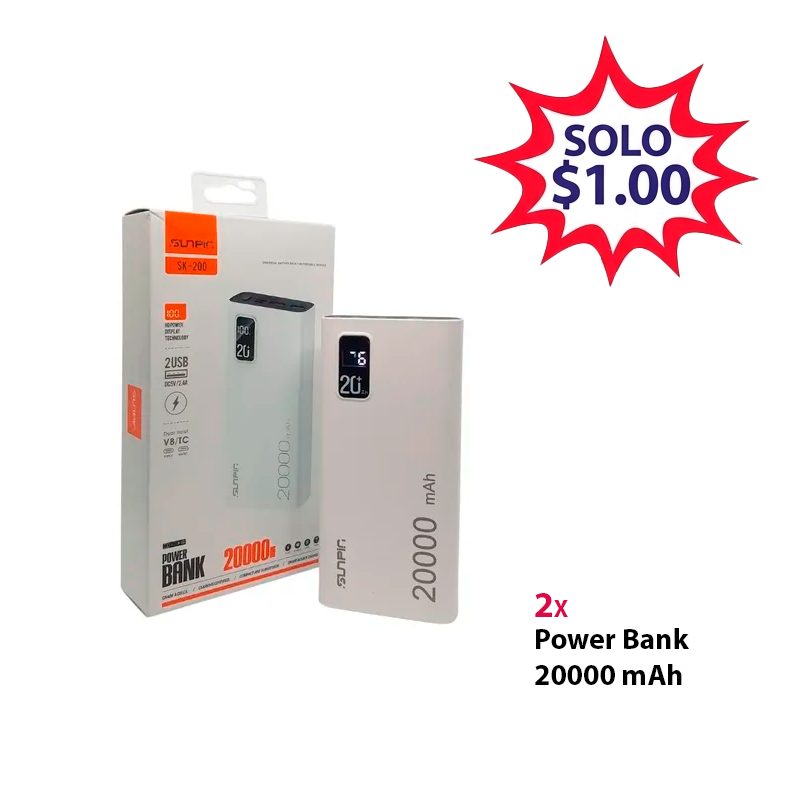 Power Bank 20,000 mAh
