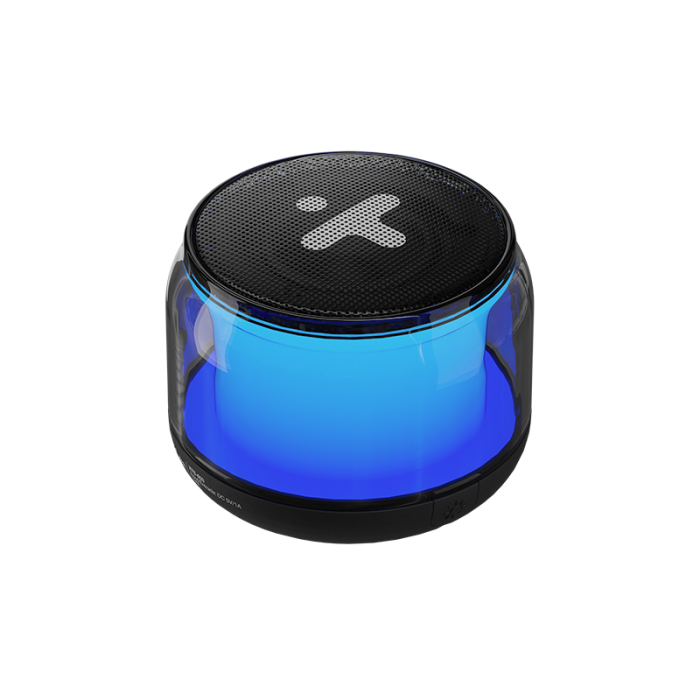 Xtech Speaker Black with LED Lights Halen BT 3W TWS