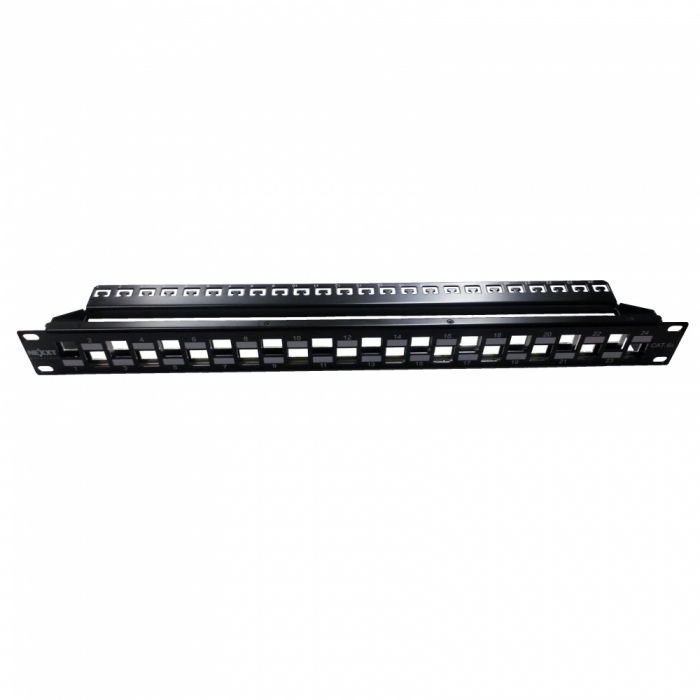 Nexxt Modular Patch Panel Cat6A 24P for SFTP Keys Jack