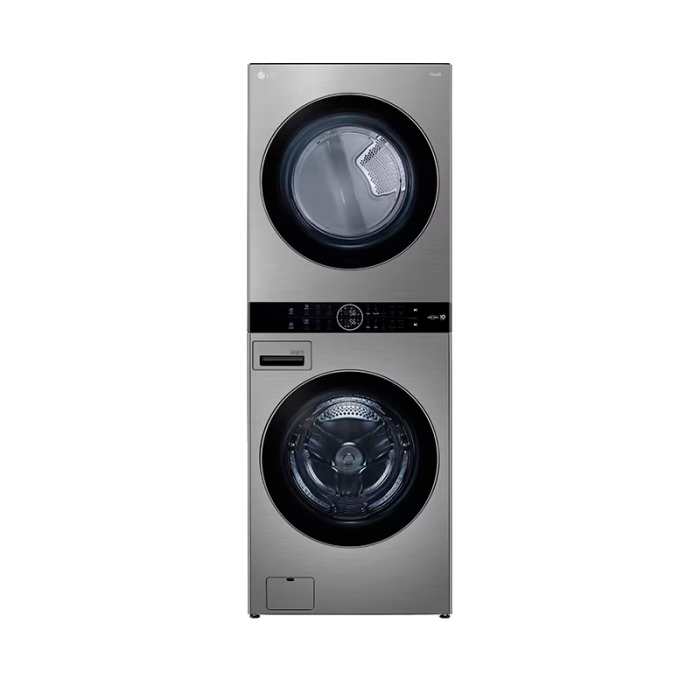 LG Washer/dryer Silver 22Kg electri