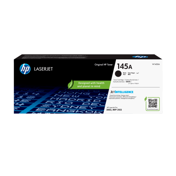 HP 145A Negro original LaserJet cartucho de tóner (W1450A) para