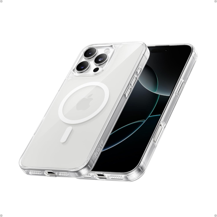 Estuche protector Anker magnetic case 16 Pro Max Clear