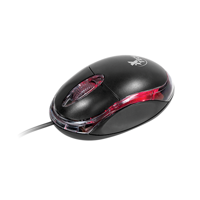 Xtech Mouse Wired USB Black 3D optical