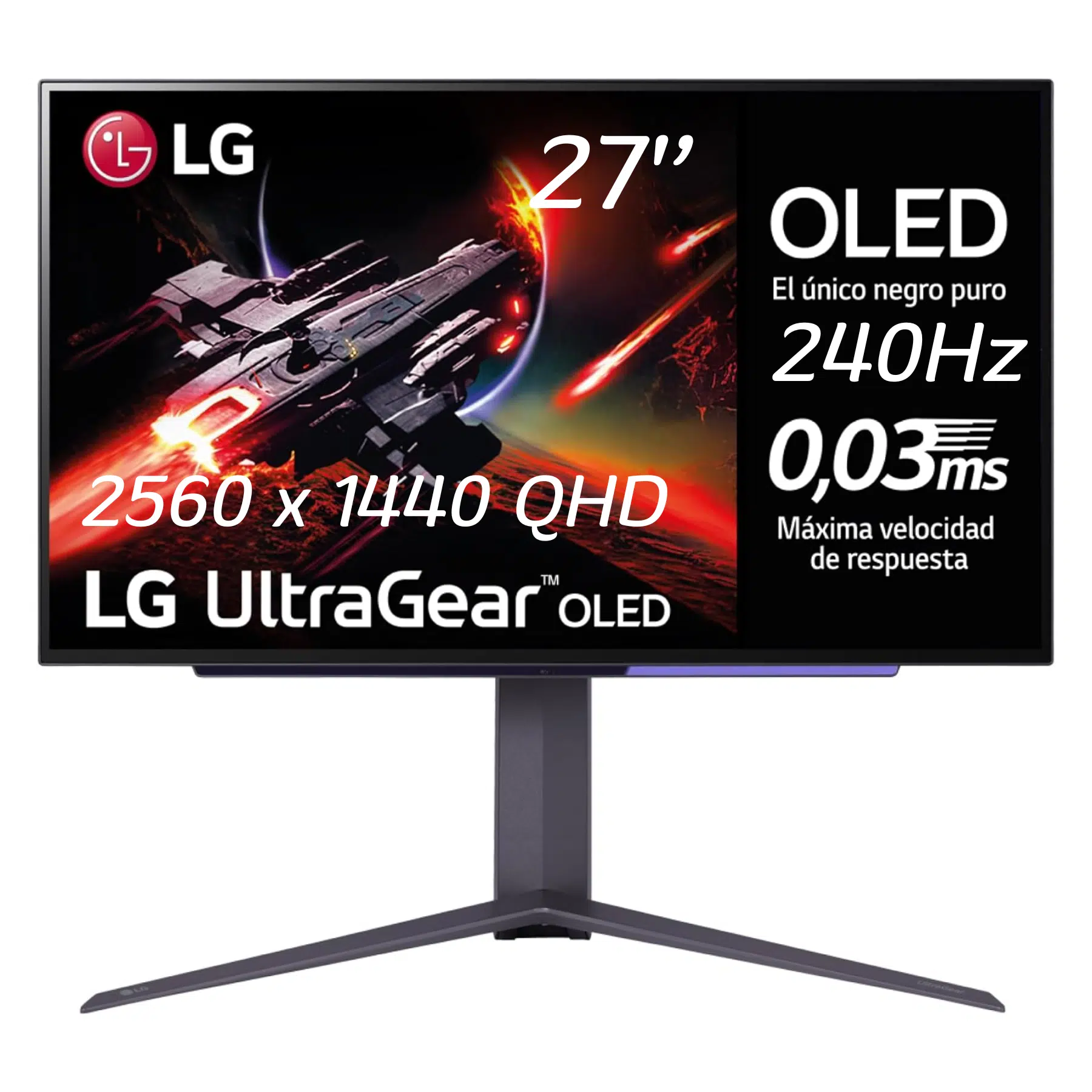 LG UltraGear 27GR95QE-B OLED monitor 27" 2560 x 1440 DisplayPort