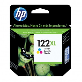 HP 122XL - 6 ml - Alto rendimiento - color (cian, magenta, amarillo) - original - cartucho de tinta - para Deskjet 1000 J110, 10XX, 15XX, 2050 J510, 2050A J510, 2054A J510, 25XX; ENVY 45XX