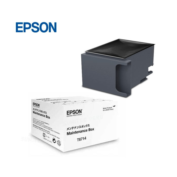 Epson T6714 Caja de mantenimiento de tinta para WorkForce Pro
