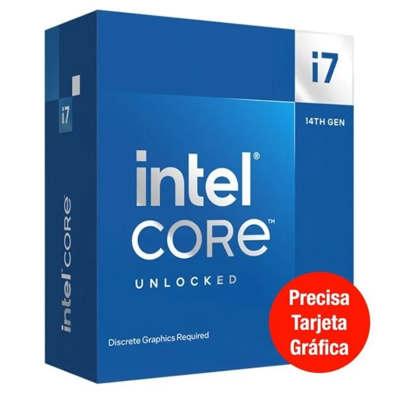 Intel Core i7 i7-14700KF 3.4 GHz 20 núcleos 28 hilos