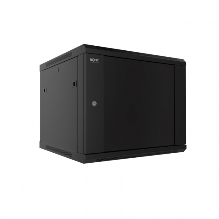 Nexxt Solutions Rack armario instalable en pared RAL 9005, negro