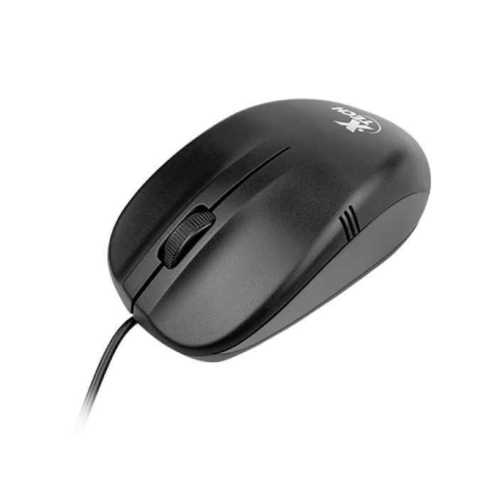 Xtech Mouse USB Wired All black 3D 3-button XTM-205 1000dpi