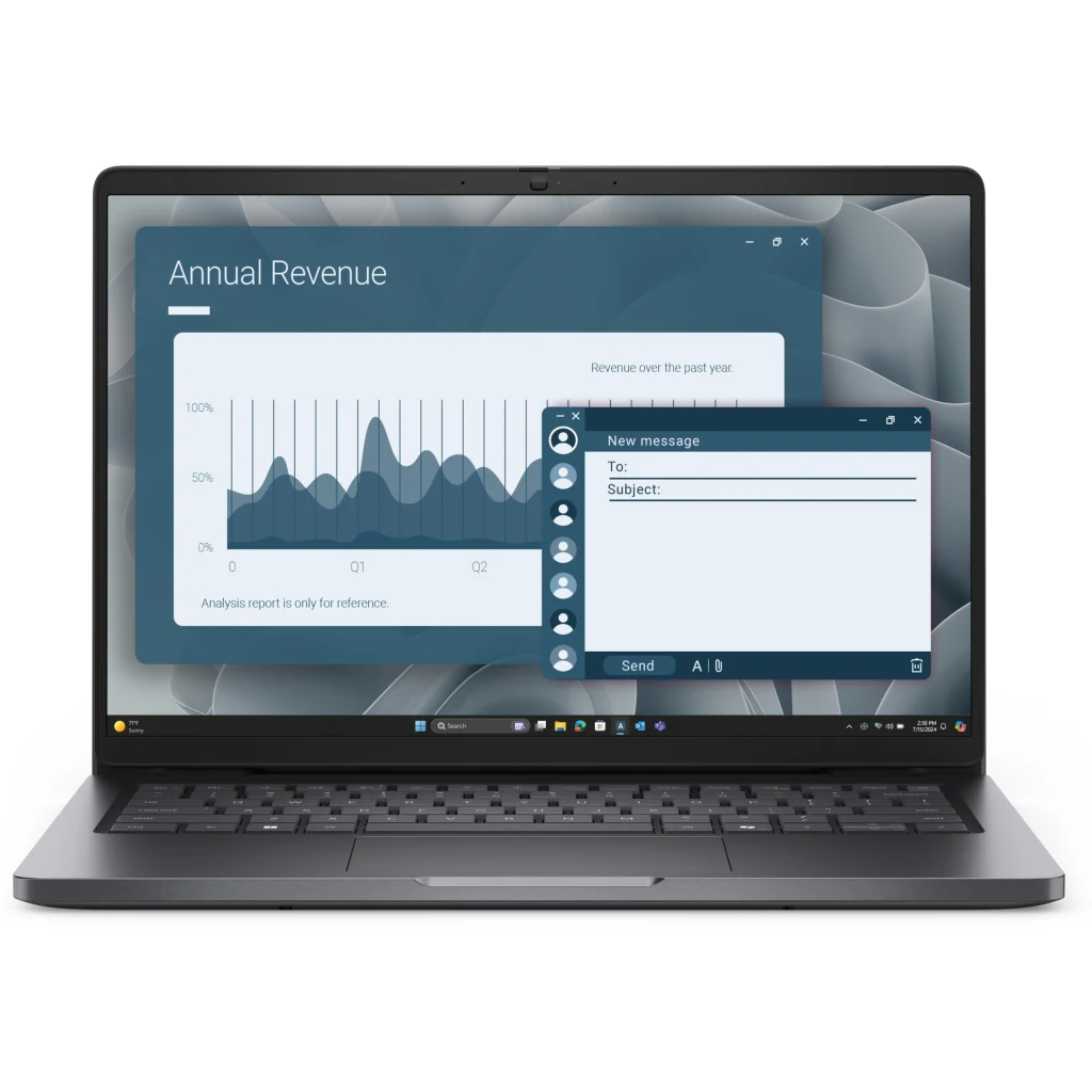 Laptop 14" AMD Ryzen 5 PRO Hasta 4.9 GHz Alto Rendimiento - Dell
