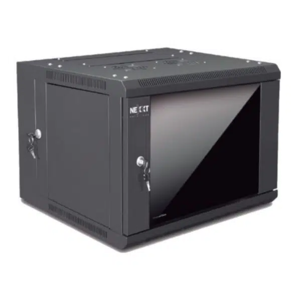 Nexxt Solutions Rack armario instalable en pared RAL 9005, negro