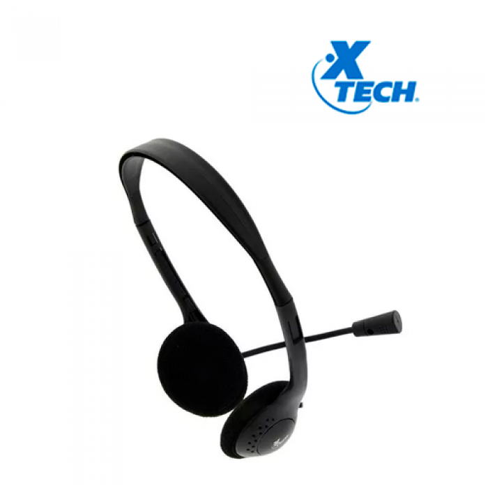 Xtech XTH-240 Auricular en oreja cableado USB negro