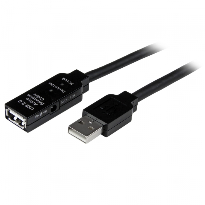 StarTech.com Cable USB 2.0 de Extensión Alargador Activo de 5