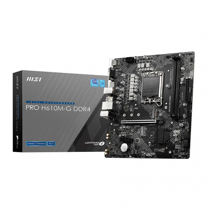 MSI PRO H610M-G DDR4 Motherboard