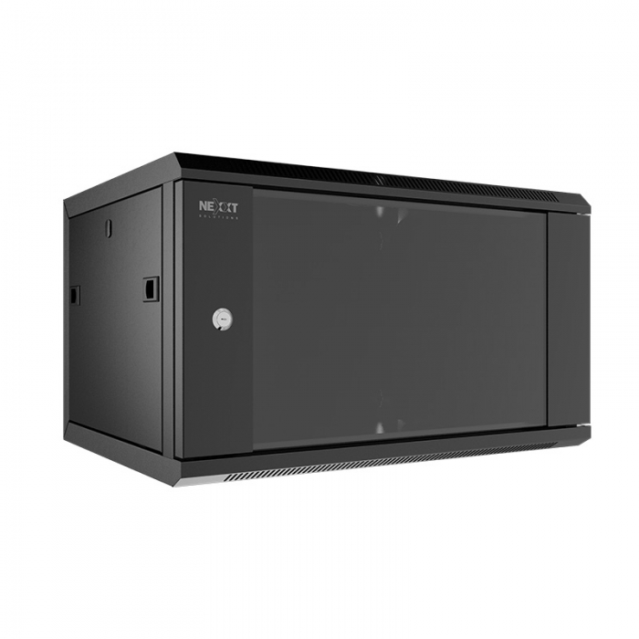 Nexxt Solutions Rack armario instalable en pared RAL 9005, negro