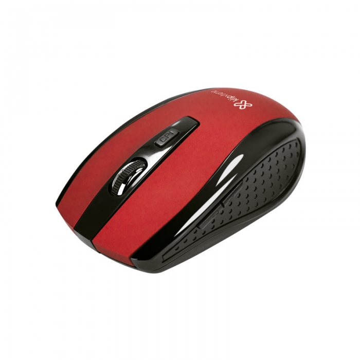 Klip Xtreme Mouse Wireless 2.4 GHz Red Nano 6-button Opt