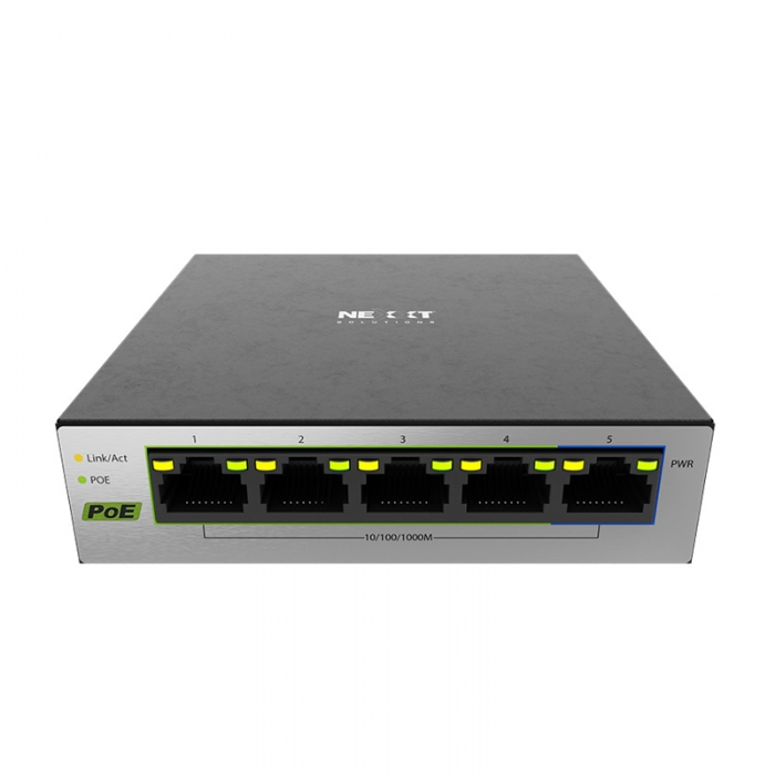 Nexxt Solutions Infrastructure Switch Gigabit Ethernet 5 1 Gigabit Ethernet