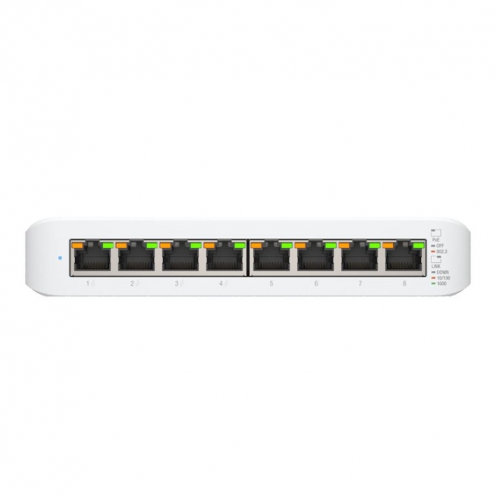 Ubiquiti UniFi Switch Lite USW-Lite-8-POE Conmutador Gestionado 8 x 10/100/1000