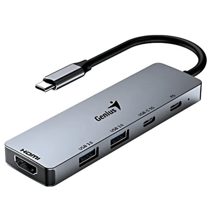 HUB GENIUS UH-500 USB-C A 5 PUERTOS /USB-A (2) /USB-C