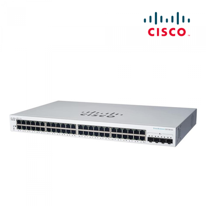 Cisco Business 220 Series CBS220-48T-4G Conmutador inteligente 48 x 10/100/1000