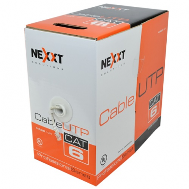 Nexxt Enterprise Cat6 U/UTP Cable 4P 23AWG CM 305m BL