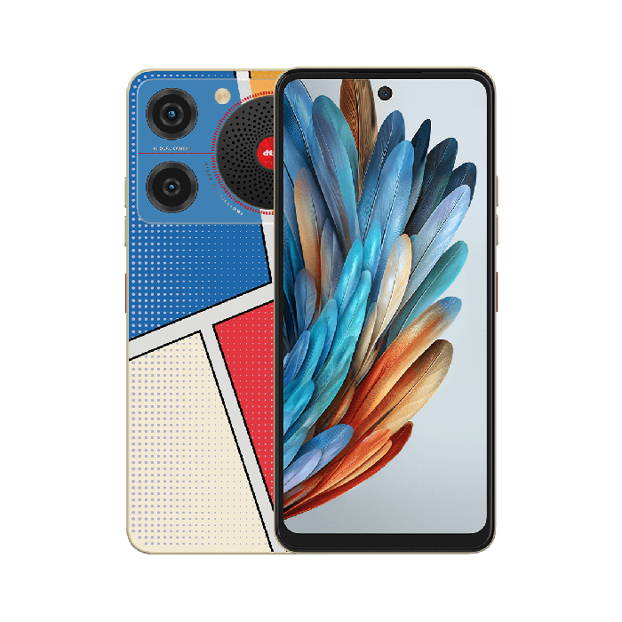 ZTE Nubia Music Smartphone Android Touch 4+4+128 Pop Art +suitcase