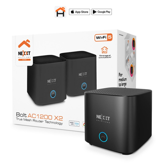 Nexxt Solutions Home Wireless router Wireless 802.11a/b/g/n/ac Desktop 2 pack