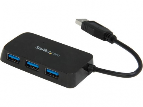 StarTech.com Adaptador Concentrador Hub Ladrón USB 3.0 Super Speed 4