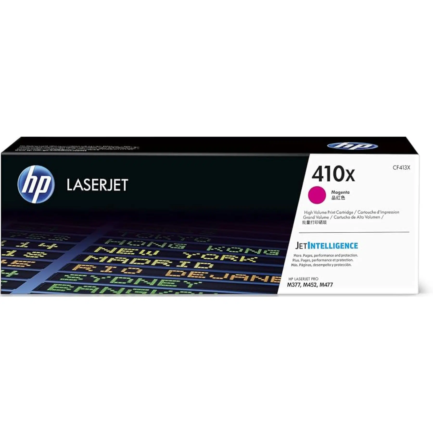 HP 410X Alto rendimiento magenta original LaserJet cartucho de tóner