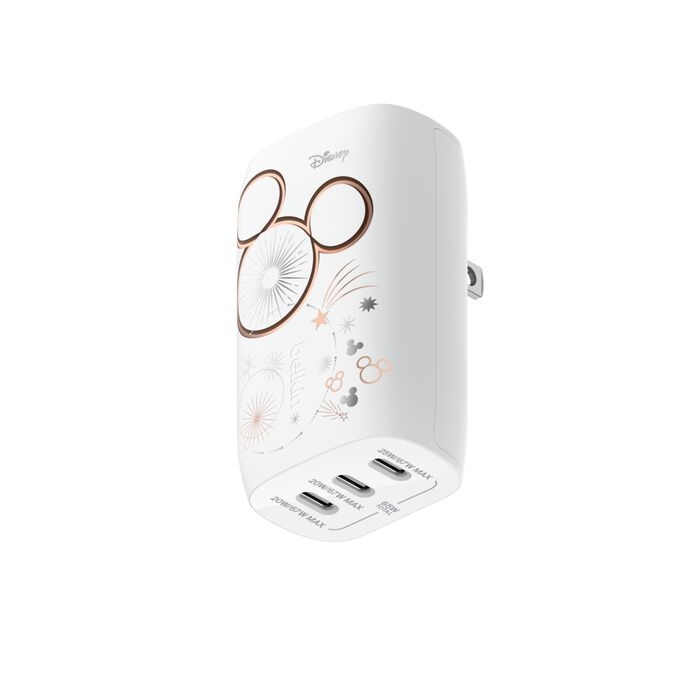 Cargador Belkin 67W 3 Puertos USB-C Disney Mickey Mouse para iPhone, iPad y Laptops