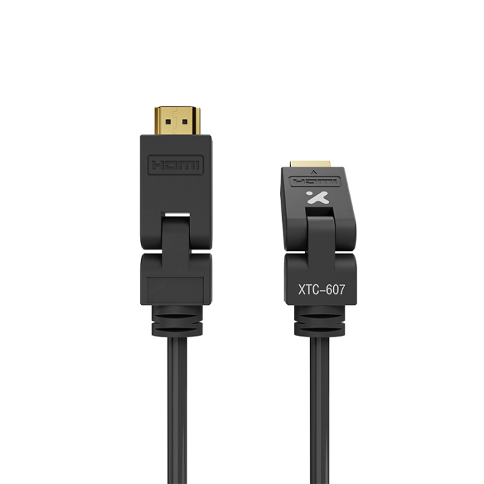 Xtech Video / audio cable HDMI Male to Male Swivel