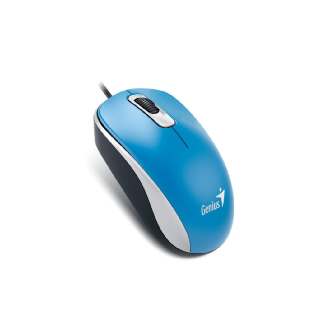 Mouse USB Genius Dx-110 Azul 3 Botones 1000Dpi Windows Y