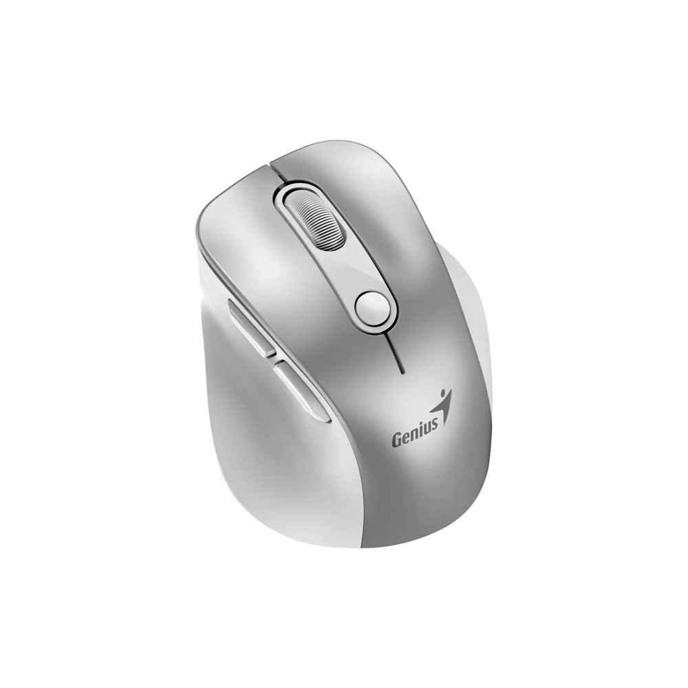 MOUSE GENIUS  WIRELLES MINI ERGO 9000S PRO SILVER RECARGABLE