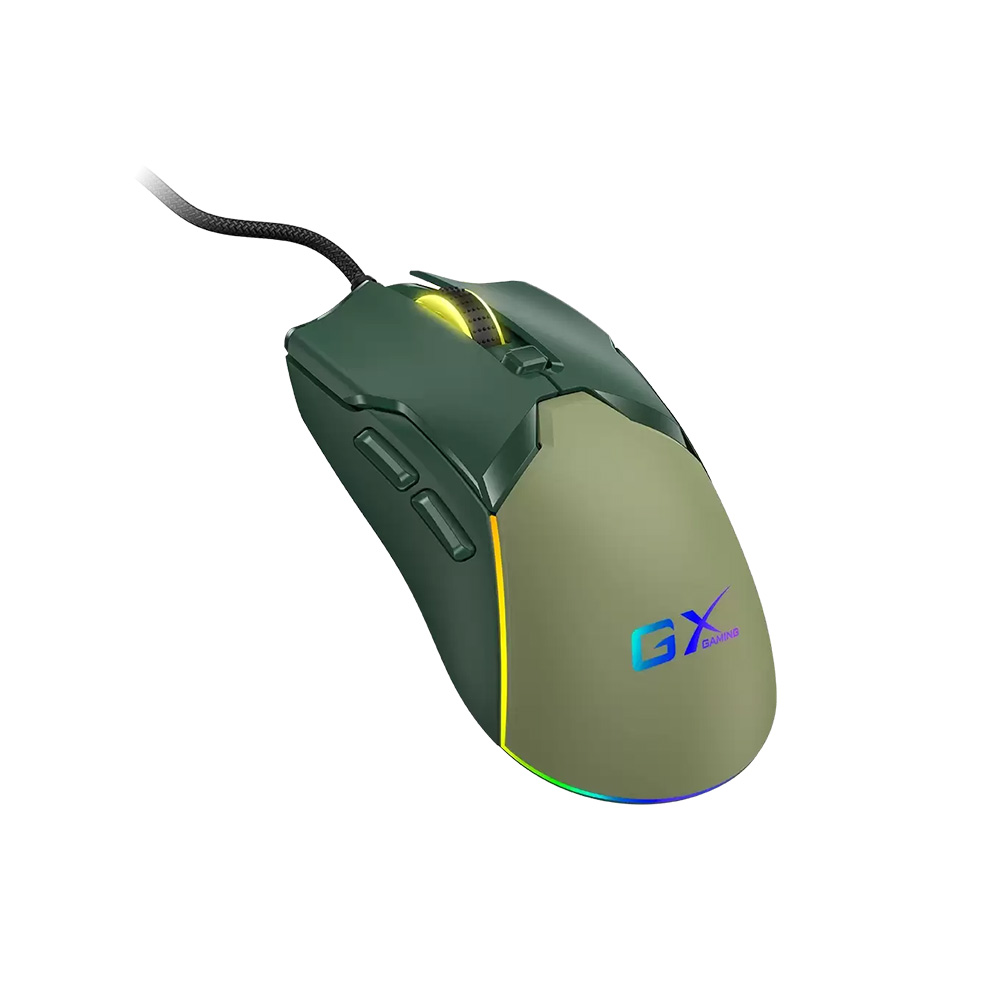 Ratón Genius Gaming Scorpion M700 Army verde RGB 6 Botones 31040009401