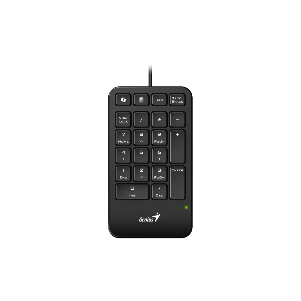 TECLADO/GENIUS NUMERICO NUMPAD 125 USB TIPO C /NEGRO /COPILOT /WIN