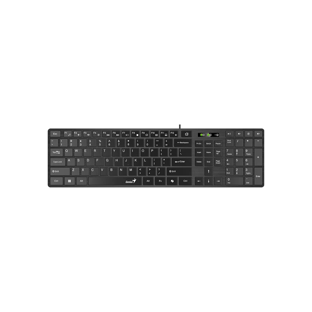 Teclado Genius Slimstar 126 Multimedia Ultradelgado USB C20