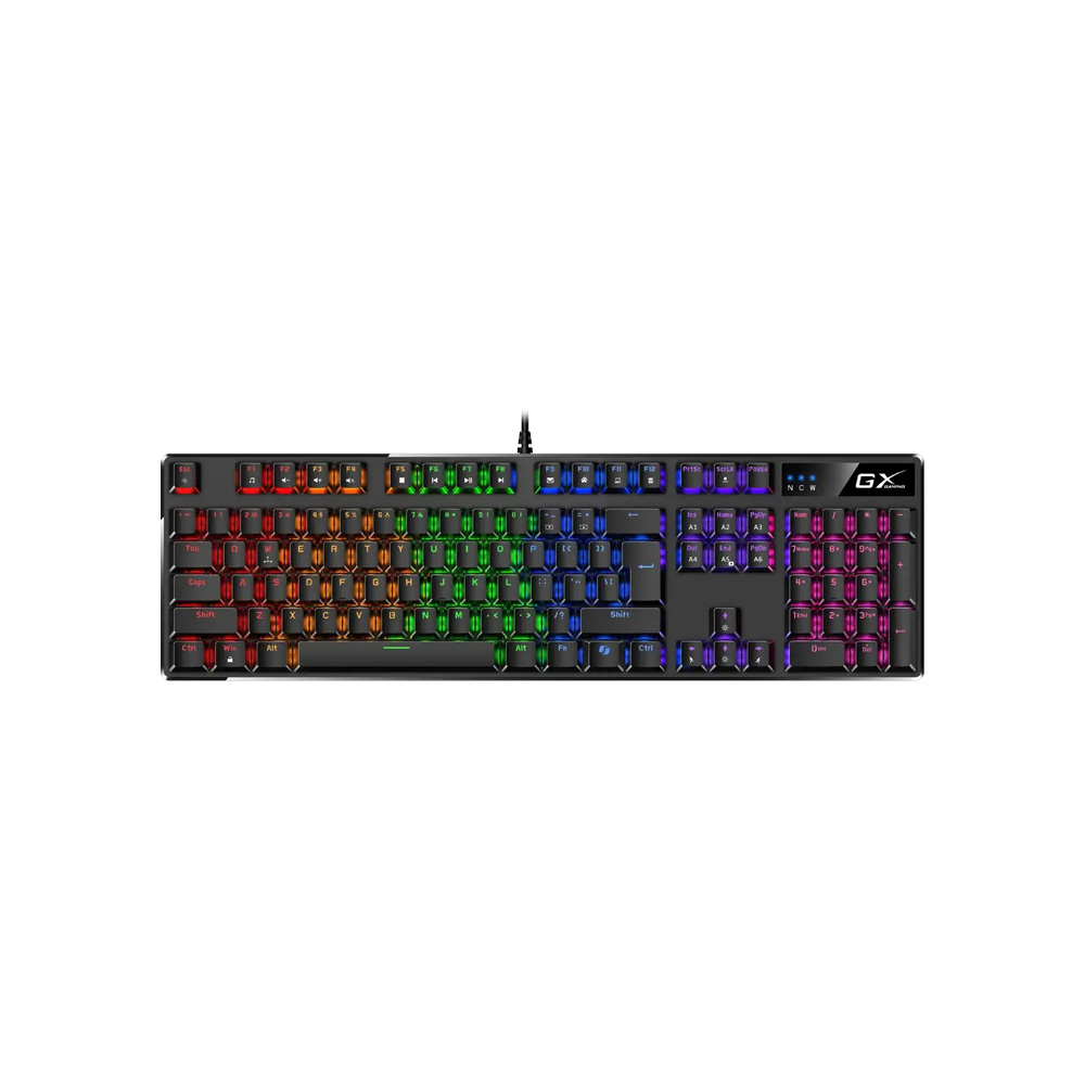 Teclado Genius Gaming Scorpion K12 Mecanico Negro RGB Tecla Copilot