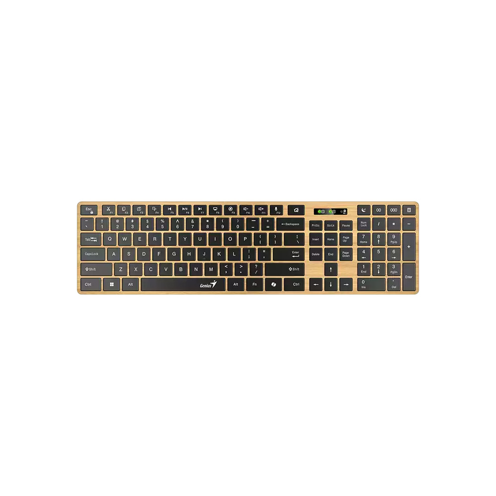 Teclado Genius Slimstar 7250Bt Bt Y inalámbrico Copilot Pila Aaa 31320004401