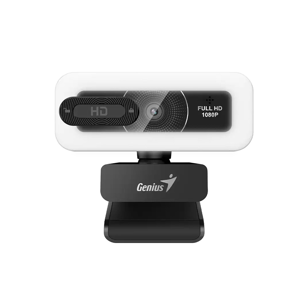 Camara Genius Facecam Light LED Privacy Cover Fhd 1080P USB-A