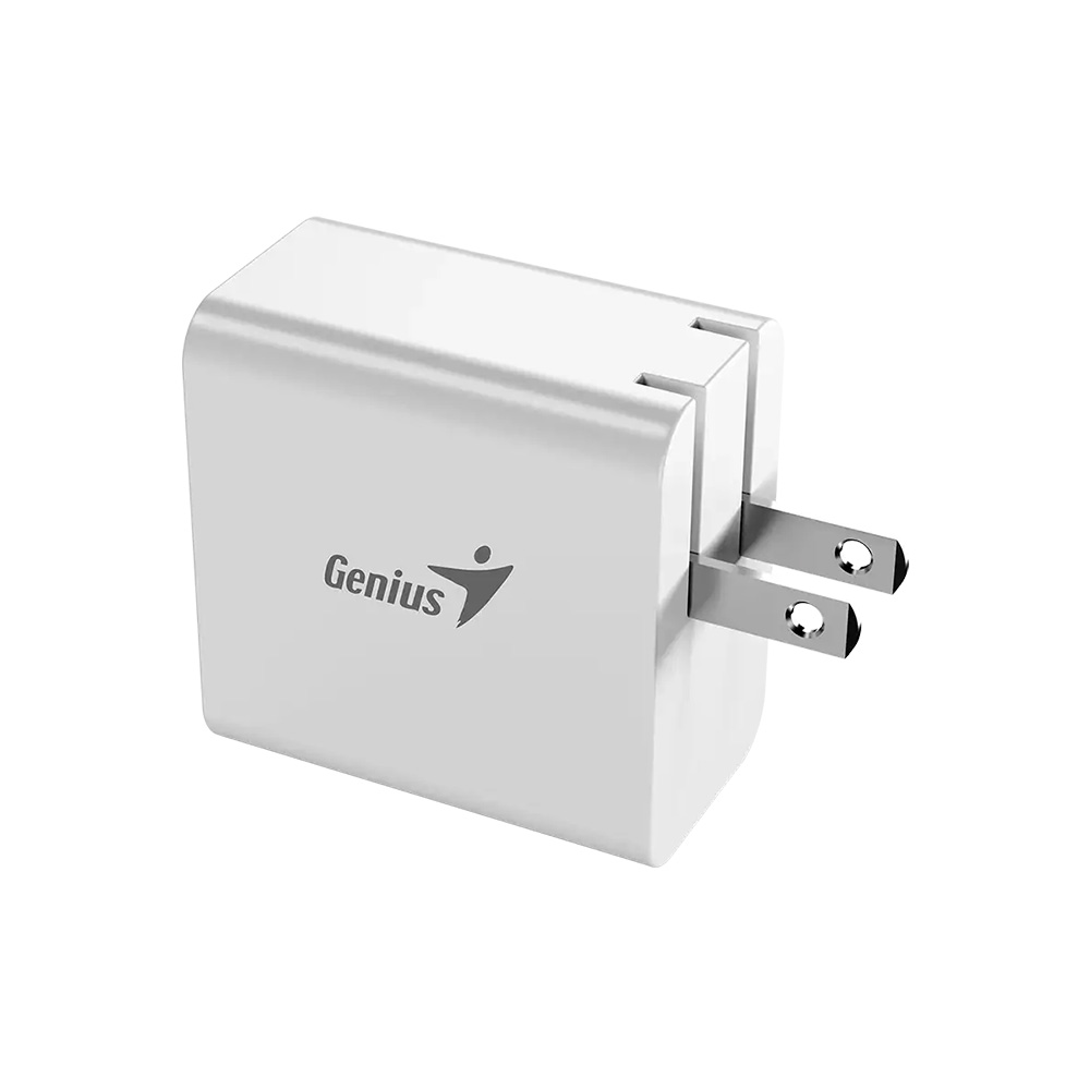 Cargador Genius Pd-65Ac Gan De 65W USB C Pd3.0 USB