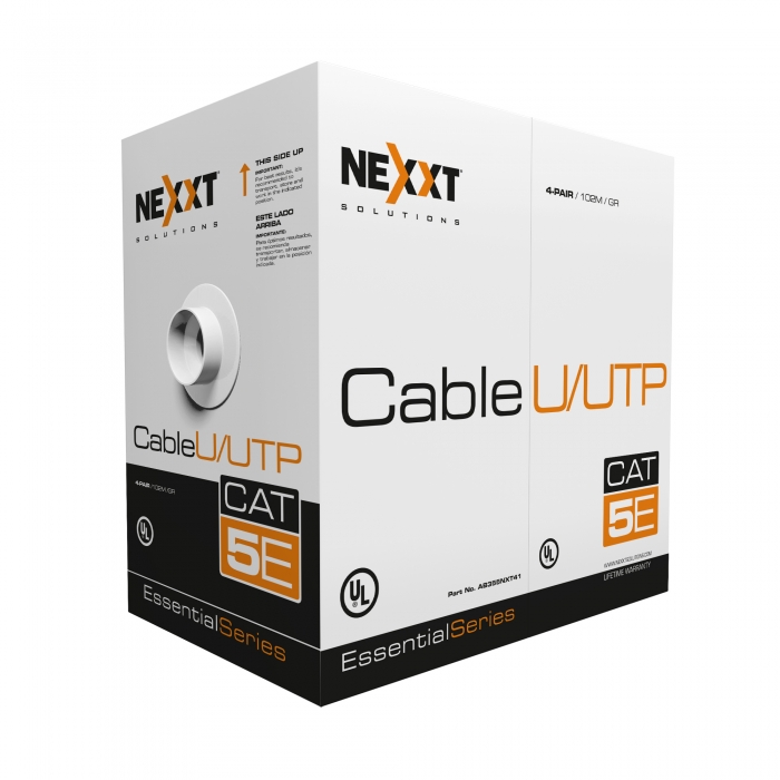 Nexxt Solutions Infrastructure Bulk cable UTP 102 m RJ-45 Gray