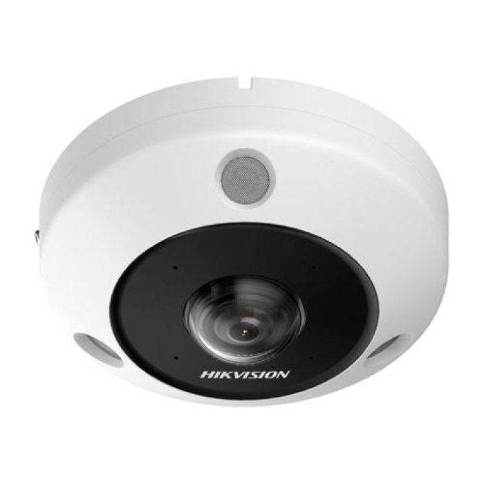 Cámara IP Fisheye Hikvision 6MP DeepinView DS-2CD6365G1-IVS 1.16mm 360° IK10