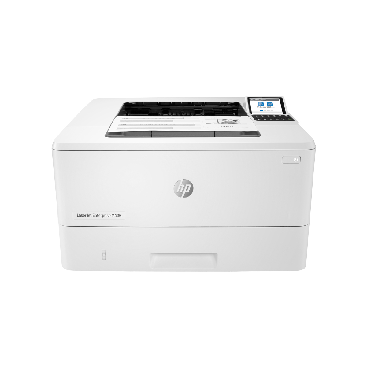 IMPRESORA HP LASERJET ENTERPRISE M406DN MONOCROMATICA DUPLEX, ETHERNET 40PPM 100K