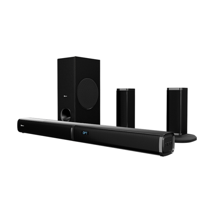 Klip Xtreme Sound bar Black 5.1ch Wireless Subwoofer