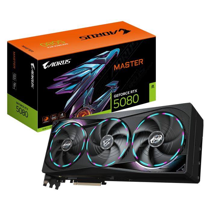 Aorus PCI Express NVIDIA GeForce RTX 5080 Master 16G GDDR7