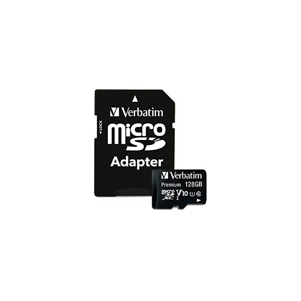 MICRO SD VERBATIM 44085 128GB CLASE 10 ADAPTADOR SD