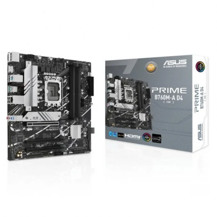 ASUS PRIME B760M-A-CSM Motherboard Micro ATX LGA1700 Socket Intel B760