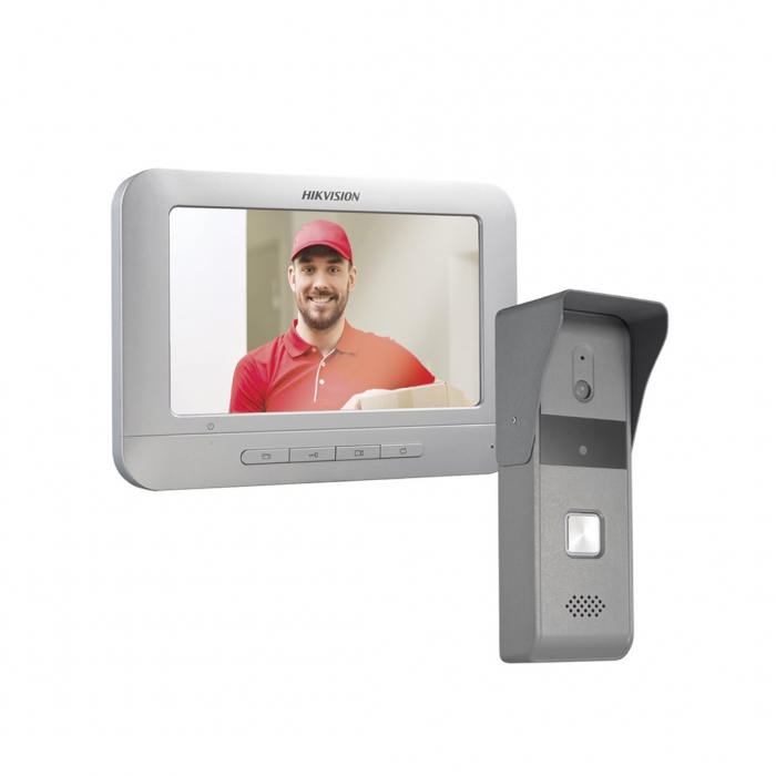 Hikvision DS-KIS203T Sistema de intercomunicación de vídeo cableado 7" monitor