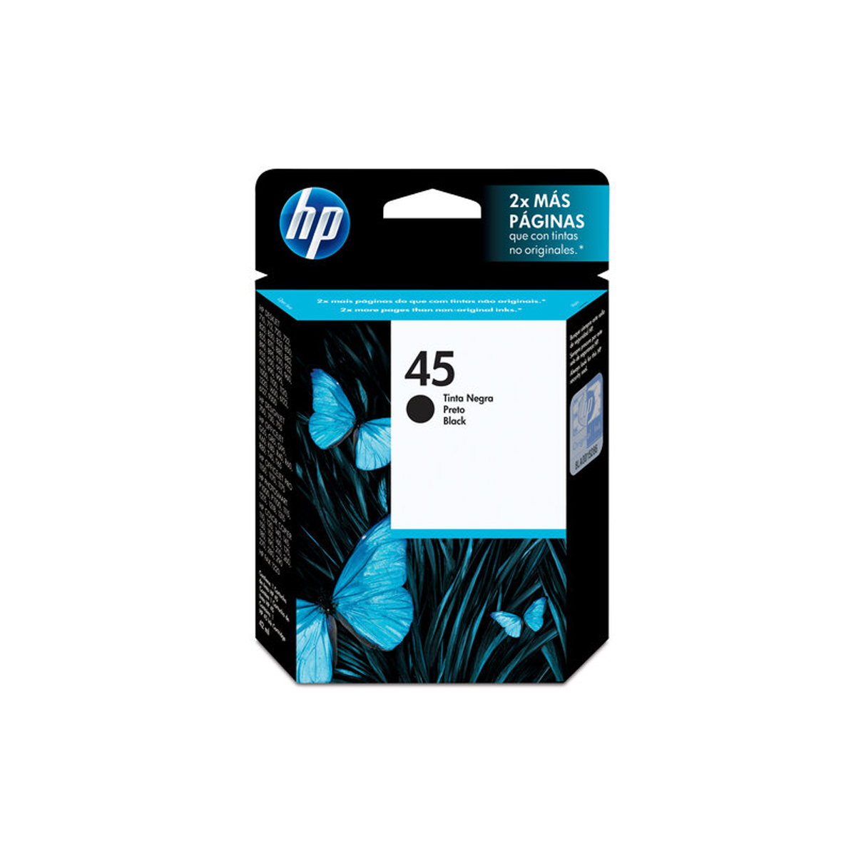 TINTA HPINC 45 NEGRO 10C/720C/820C/850/1600 930 PAG 51645A